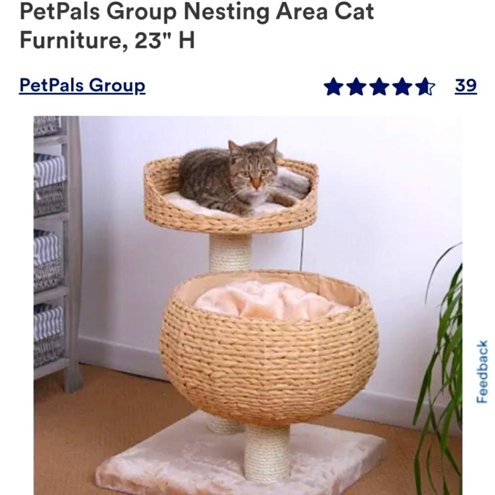 Cat beds with scratch posts